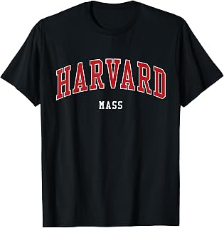 Harvard Massachusetts College University Style T-Shirt
