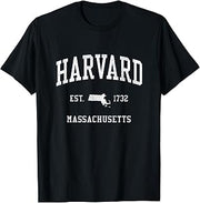 Harvard MA Vintage Athletic Sports JS01 T-Shirt