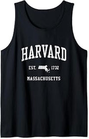Harvard MA Vintage Athletic Sports JS01 Tank Top