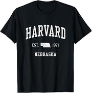 Harvard NE Vintage Athletic Sports JS01 T-Shirt