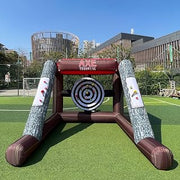 Inflatable Axe Throwing Inflatable Ball Toss Target Dart Board 12 Axes+8 Toss Ball for Party/Birthday/Backyard/School/Team Events