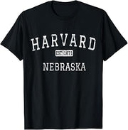 Harvard Nebraska NE Vintage T-Shirt