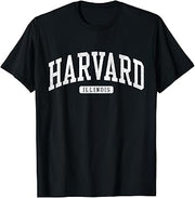 Harvard Illinois IL JS03 College University Style T-Shirt