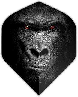 3 Sets (9 Flights) Pentathlon Standard Gorilla Dart Flights - 100 Micron, Ex-Tough