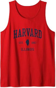 Harvard IL Vintage Athletic Sports JSN1 Tank Top