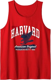 Harvard Massachusetts Vintage Patriotic Sports Tank Top