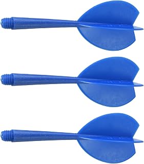 M METERXITY Integrated Dart Shaft and Flight-One-Piece Dart Accessories, Plastic Anti-Fall, Apply to Soft Tip Darts and Steel Tip Darts