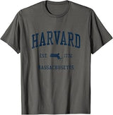 Harvard MA Vintage Athletic Sports JSN1 T-Shirt