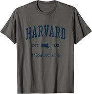 Harvard MA Vintage Athletic Sports JSN1 T-Shirt