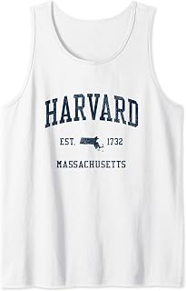 Harvard MA Vintage Athletic Sports JSN1 Tank Top