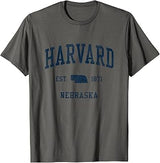 Harvard NE Vintage Athletic Sports JSN1 T-Shirt