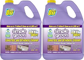 Simple Green Oxy Solve Concrete and Driveway Pressure Washer Cleaner, Purple, Unscented, 128 Fl.Oz (Pack of 2)