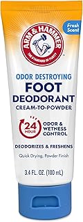 Arm & Hammer Cream to Powder Foot Deodorant, Sweat & Odor Control