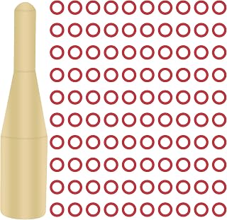 LeFeng Dart Shaft O-Rings, 100 Pcs, Red