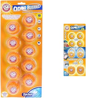 Arm & Hammer 10-Pack Odor Busterz Deodorizing Balls and 8-Count Odor Eliminator Collection with Spheres, Clip N' Go's, and Closet Mates
