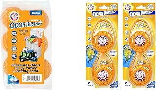 Arm & Hammer Odor Busterz Balls Deodorizer 6 Count and Clip N Go Deodorizer 4 Count