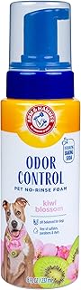 Arm & Hammer Odor Control No-Rinse Dog Foam, Kiwi Blossom, 8 Fl Oz
