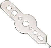 M METERXITY Dart Wrench Tool - Portable Shaft Tightener Convenient Tips Adjuster Apply to Steel and Soft Tip Repairing (Silver)