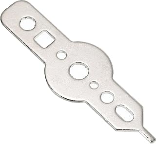 M METERXITY Dart Wrench Tool - Portable Shaft Tightener Convenient Tips Adjuster Apply to Steel and Soft Tip Repairing (Silver)