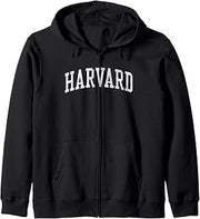 Harvard IL Vintage Athletic Sports JS02 Zip Hoodie