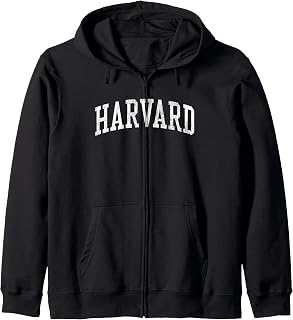 Harvard IL Vintage Athletic Sports JS02 Zip Hoodie