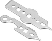 PATIKIL Dart Wrench Tool Kit, 2 Set Multi-Purpose Dart Accessories, Silver
