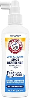 Arm & Hammer Shoe Refresher & Deodorizer Spray, Ocean Blast, 3.4 oz