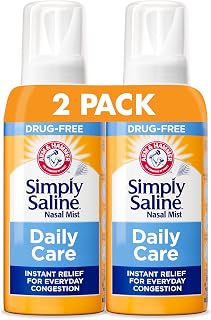 Arm & Hammer Simply Saline Daily Care Nasal Spray, [4.5 oz/Pack of 2]