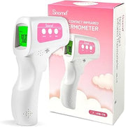 Snomd Non-Contact Infrared Forehead Thermometer for Adults, Kids & Baby, 3-in-1 No-Touch Digital Fever Temperature Gun, Accurate & Fast Reading