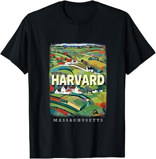 Harvard Massachusetts MA Rural Bliss SD328 T-Shirt