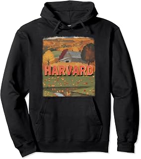Harvard Massachusetts MA Autumn Splendor SD911 Pullover Hoodie