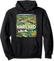 Harvard Massachusetts MA Rural Bliss SD328 Pullover Hoodie