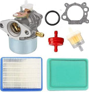 Generic BXparts Carburetor for Devilbiss Ex-Cell 2321 2300 EXVRB2321 Pressure Washer 6.0hp Engine Carb Gasket Fuel Filter Clamp, sliver