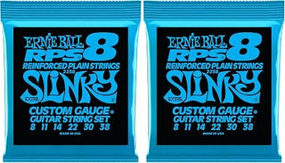 Extra Slinky RPS Nickel Wound Electric Guitar Strings - 8-38 Gauge (Pack of 2)