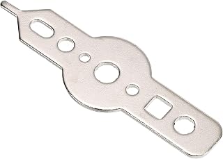 YOKIVE 1 Pcs Dart Wrench Tool, Indoor Outdoor Shaft Tightener Tip Adjuster | Soft Tips, Steel Tips (Silver)