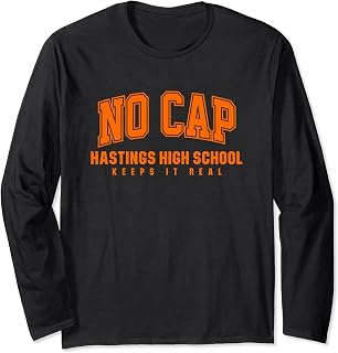 No Cap Harvard High School Keepin' It Real Long Sleeve T-Shirt
