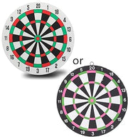 Set Indoor Throwing Game Foam Board Staple with 2 Steel Tip Darts for Battle Game Competitive Game