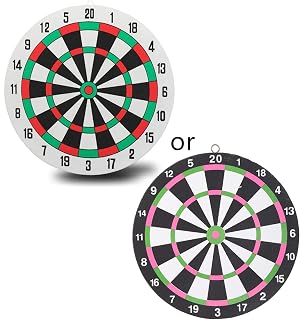 Set Indoor Throwing Game Foam Board Staple with 2 Steel Tip Darts for Battle Game Competitive Game