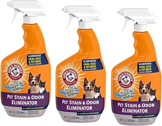 Arm & Hammer Pet Stain and Odor Eliminator Spray, 32 fl oz (Pack of 3)