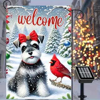 Cardinal Winter Garden Flag 12x18 Inch Polyester