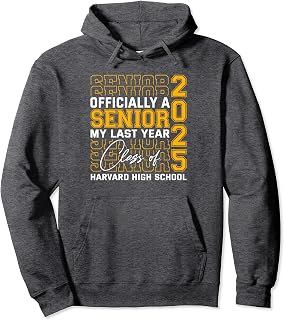 Harvard High School Officially a Senior Class of 2025 Pullover Hoodie