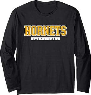 Hornets Basketball Harvard High School Long Sleeve T-Shirt