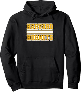 Harvard Hornets Horizontal Stripes Pullover Hoodie