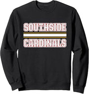 Southside Cardinals Horizontal Stripes Sweatshirt