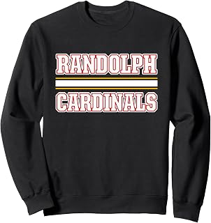 Randolph Cardinals Horizontal Stripes Sweatshirt