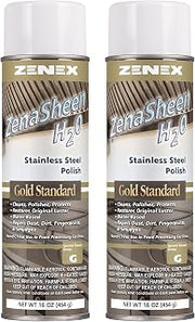 Zenex ZenaSheen H20 Stainless Steel Polish (2 Pack) | 16 oz