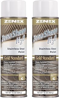 Zenex ZenaSheen H20 Stainless Steel Polish (2 Pack) | 16 oz