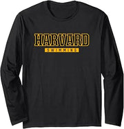 Harvard High School Swimming Long Sleeve T-Shirt