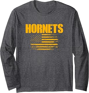 Harvard Hornets USA Flag Pride Long Sleeve T-Shirt