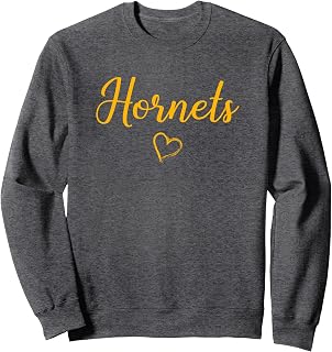 Harvard Hornets Above Small Heart Sweatshirt